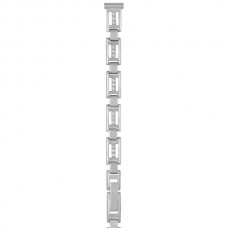 Серебряный браслет для часов (8 мм) 0165007